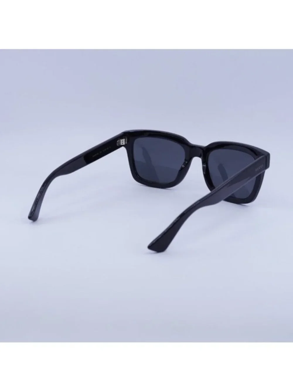 Gucci GG0001SN 001 Sunglasses Black Square Frame, Grey Lenses